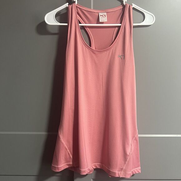 Kari Traa Tops - Kari Traa Women Scoop Neck Racerback Tank Top Pink Large Stretch Active Gym